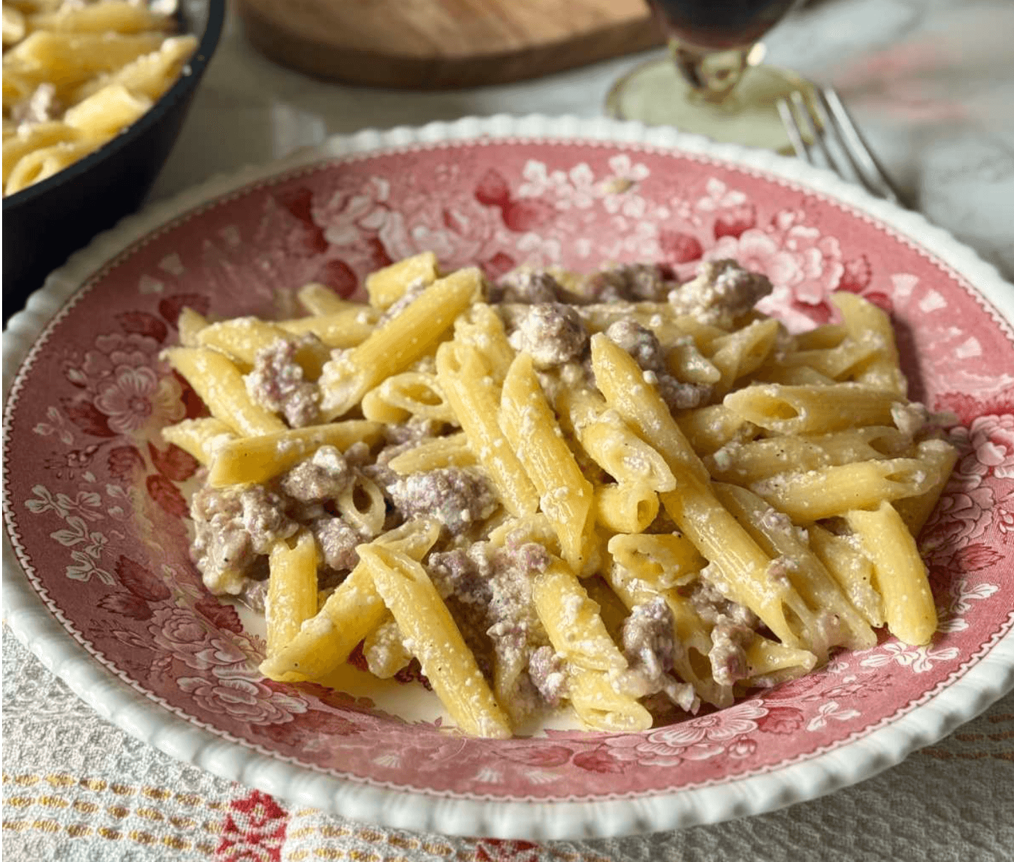 パスタ・アッラ・ノルチーナ（ソーセージとトリュフのクリームパスタ）（Pasta alla Norcina）の作り方・レシピ