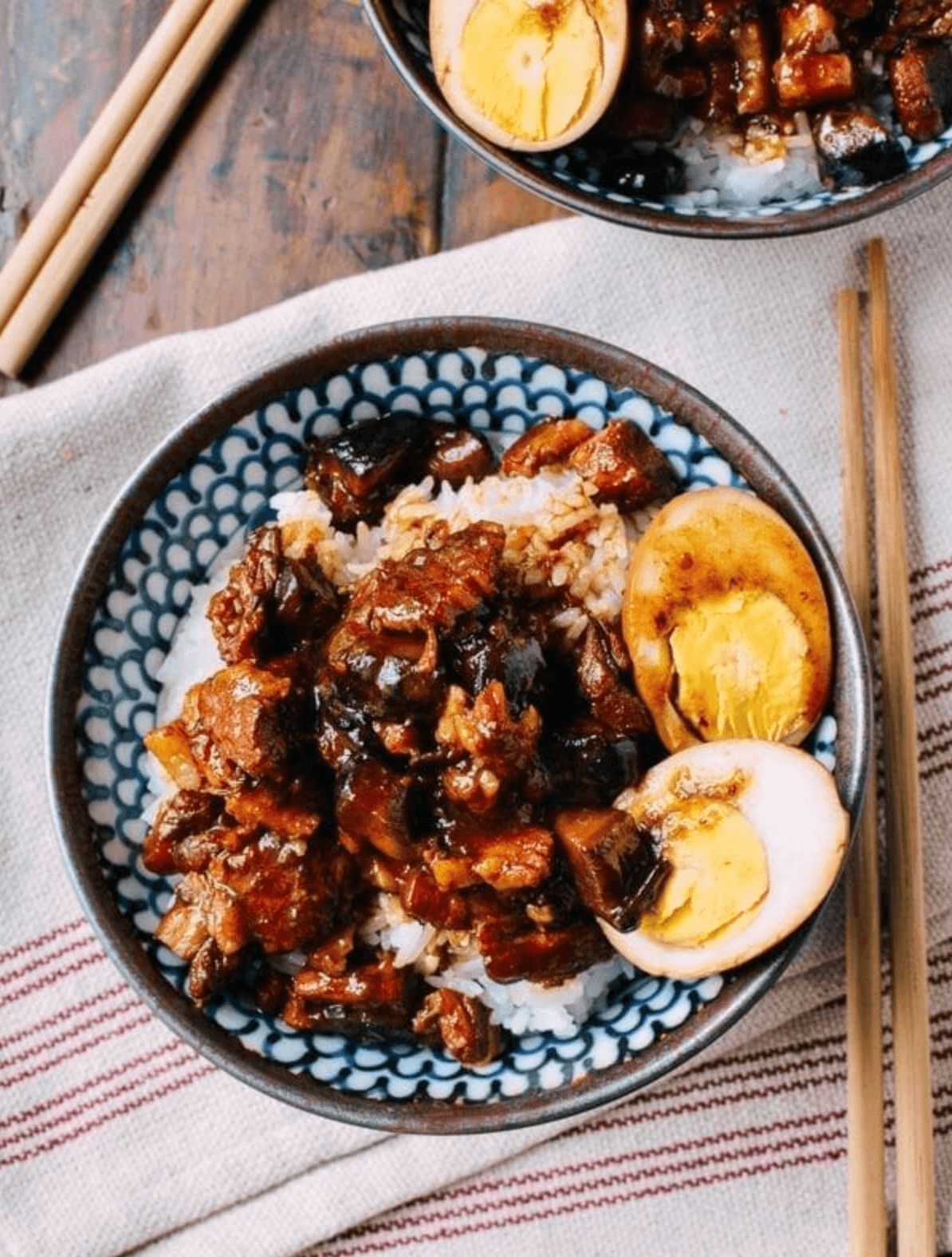 ルーローハン(台湾風豚角煮丼)